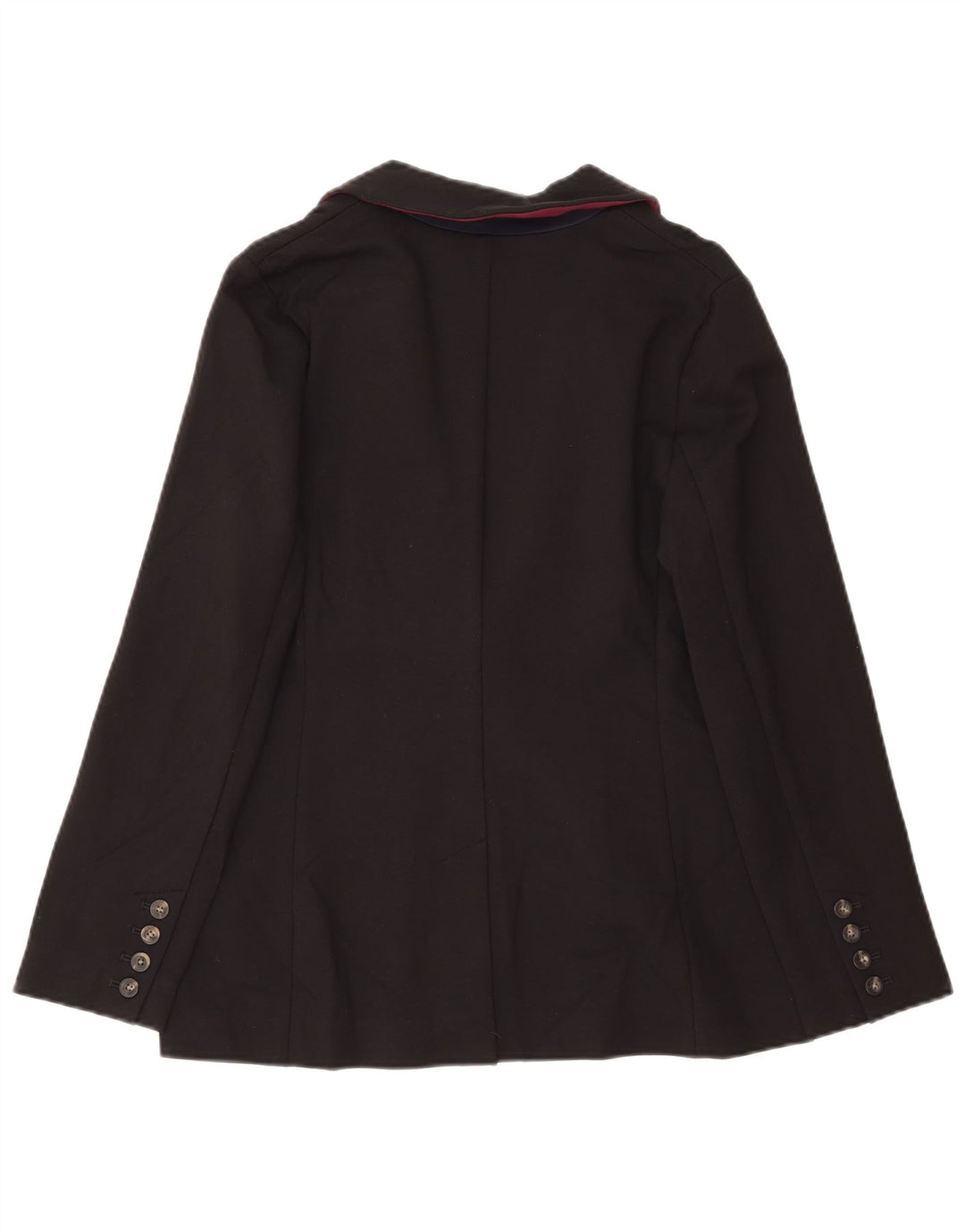 Boden Dame 1 Knap Blazer Jakke UK 12 Medium Sort Viscose