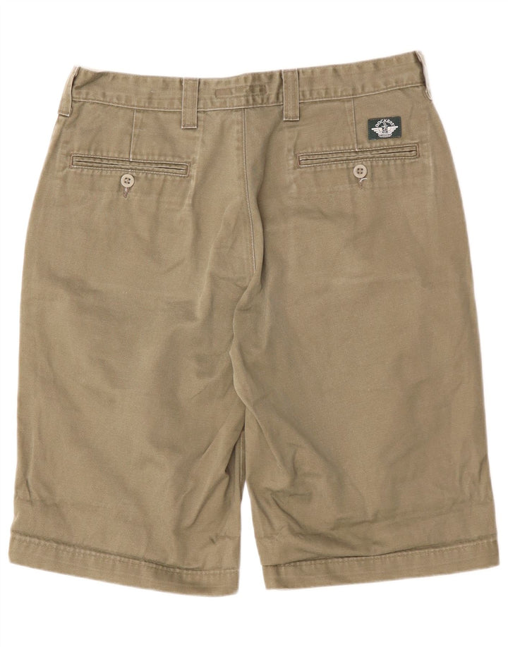 DOCKERS Pantaloncini chino kaki da uomo W31 cotone kaki medio