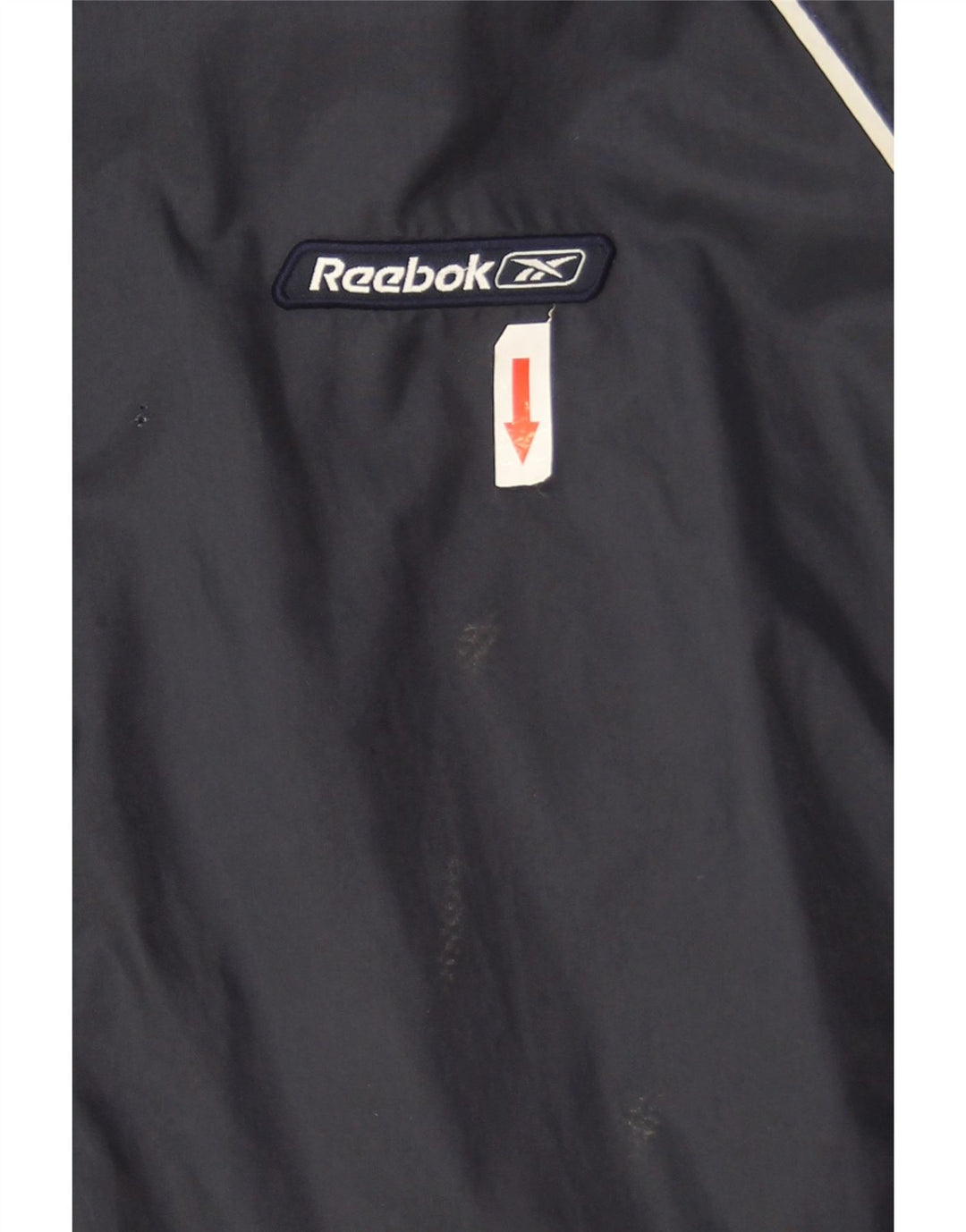 Reebok Veste de pluie pour homme UK 40 Large Bleu marine Nylon