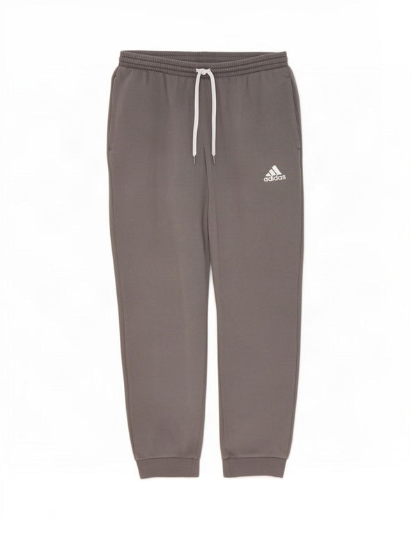 Pantaloni da tuta da uomo Adidas Joggers in cotone grigio medio