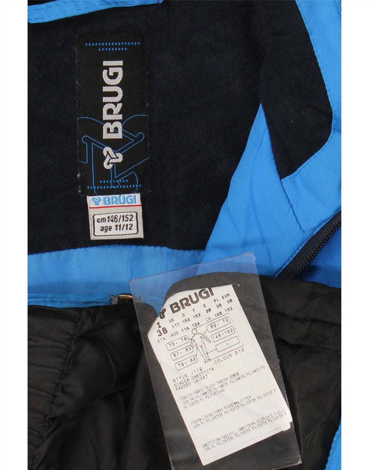 Μπουφάν Brugi Boys Ski 11-12 Years Blue Colourblock Polyamide