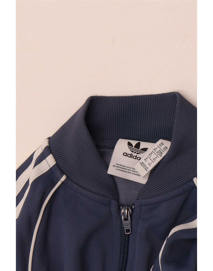 Giacca da ginnastica da uomo Adidas XS blu in poliestere