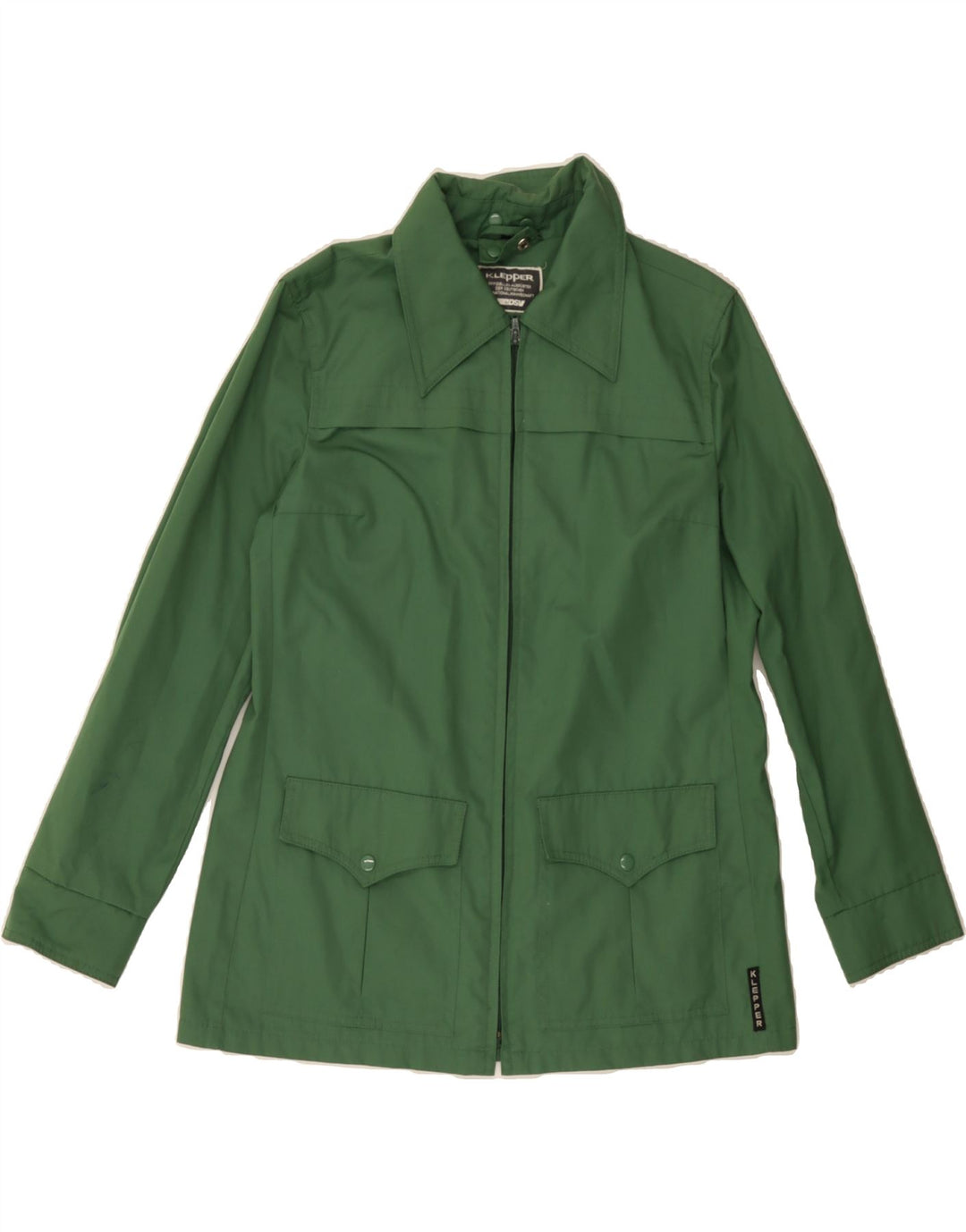 KLEPPER Womens Utility Jacket EU 40 Medium Green Vintage Klepper and Second-Hand Klepper from Messina Hembry 