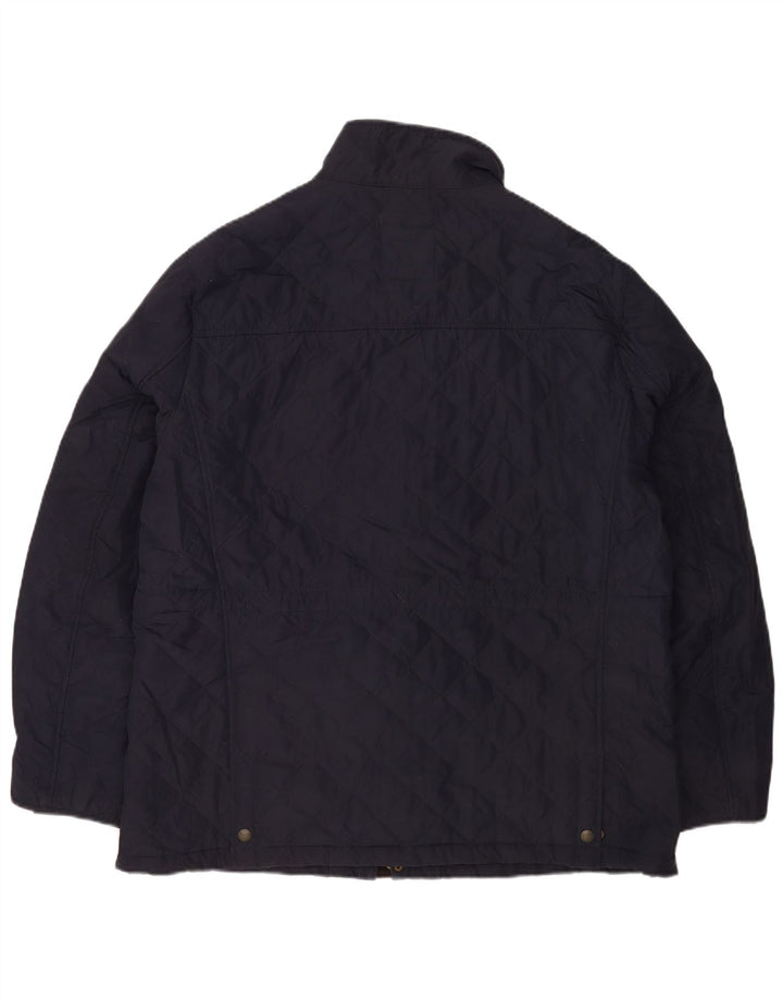 Giacca trapuntata da uomo Marks & Spencer UK 44 2XL Poliestere blu navy