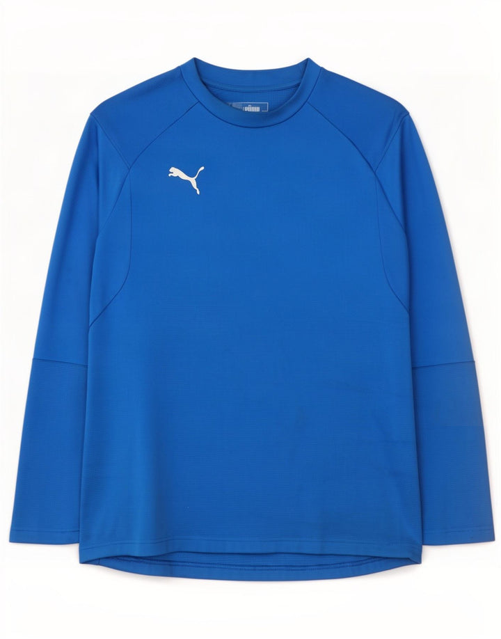 Puma Hombre Top Manga Larga 2XL Poliéster Azul