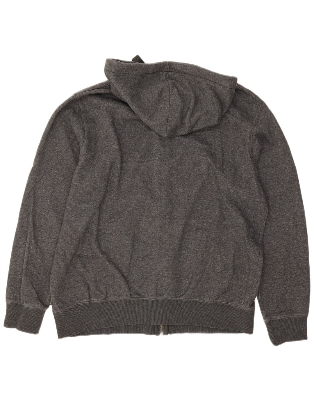 French Connection Mens Zip Hoodie Sweater XL Grey Cotton