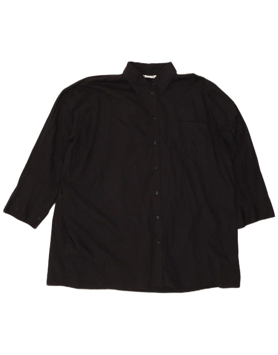 ZARA Womens Oversized Shirt UK 18 XL Black