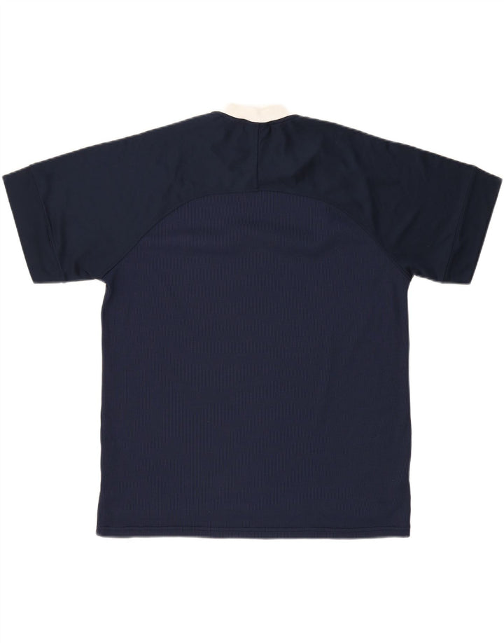 FILA Mens T-Shirt Top Medium Navy Blue Polyester Vintage Fila and Second-Hand Fila from Messina Hembry 
