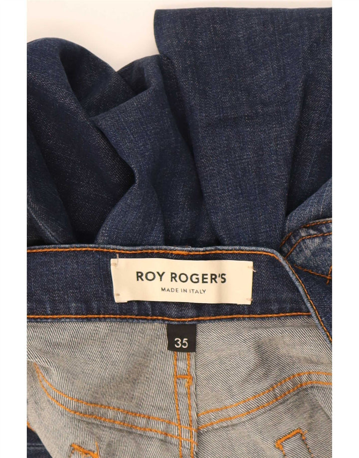 Blugi subțiri pentru bărbați Roy Rogers W35 L30 bumbac albastru