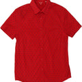 GUESS Mens Short Sleeve Shirt Medium Red Spotted Cotton Vintage Guess and Second-Hand Guess from Messina Hembry 