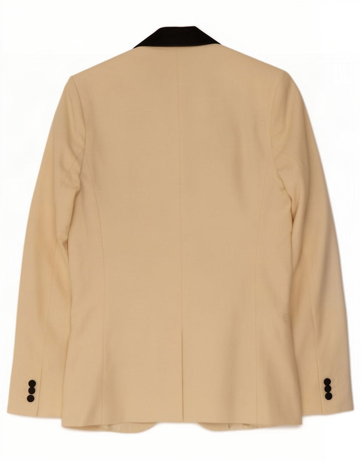 Giacca blazer da donna a 1 bottone French Connection UK 6 XS Beige Colourblock