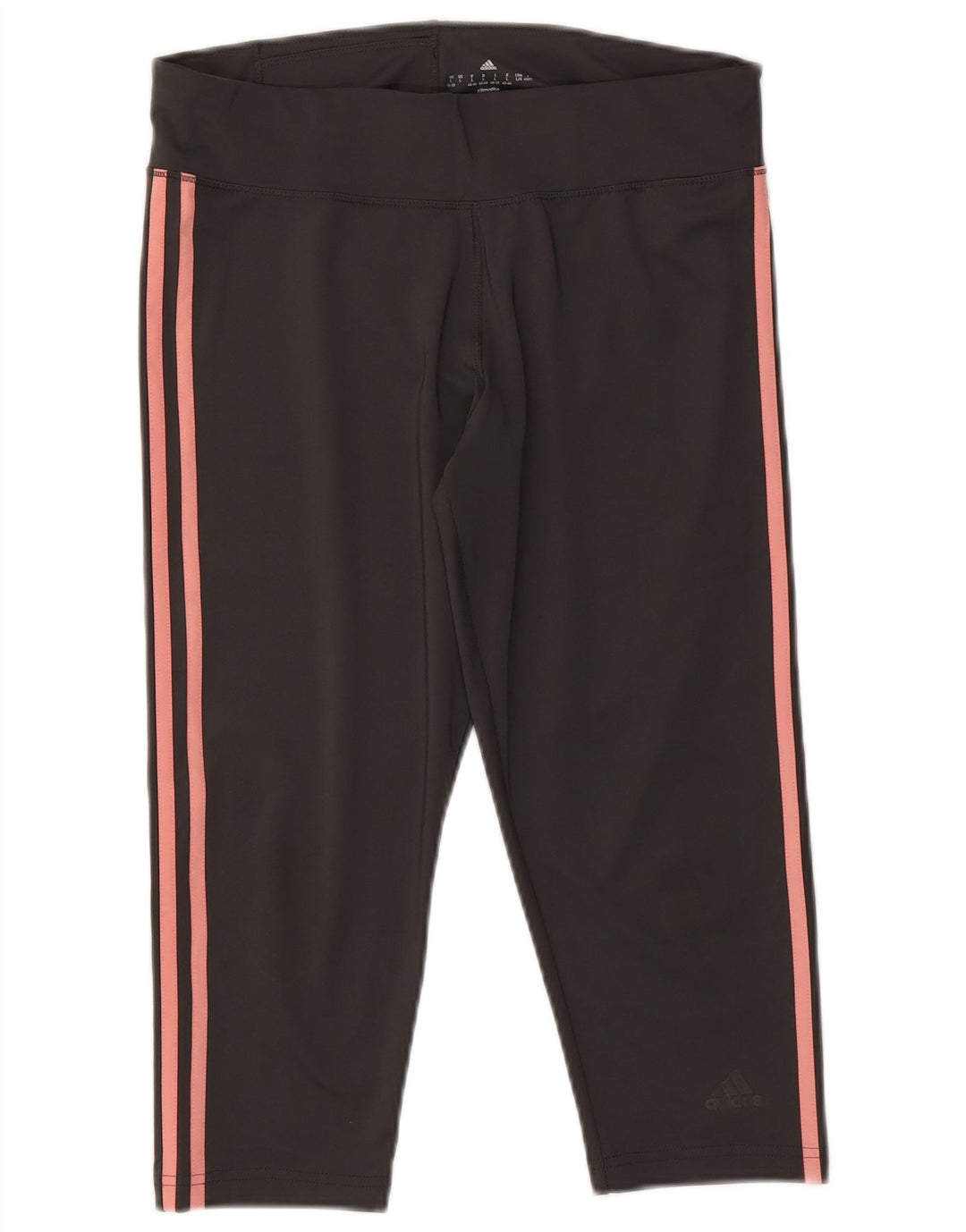 Adidas Womens Climalite Capri Leggings UK 16/18 Large Grey Polyester