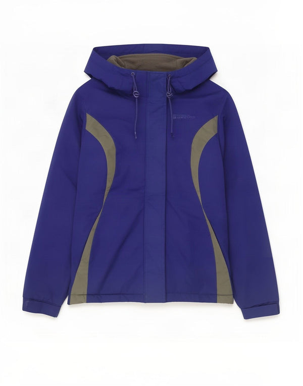 Jaqueta de esqui com capuz feminino Mountain Warehouse UK 8 Small Blue Colourblock