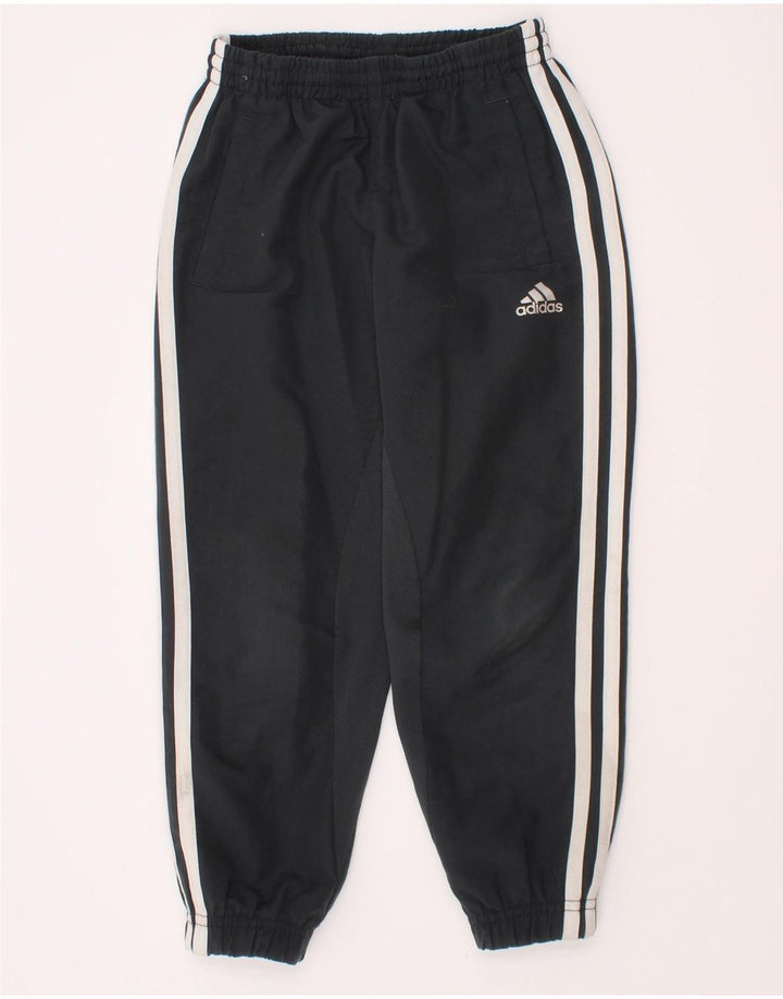 Adidas Boys Climalite Tracksuit Trousers Joggers 4-5 Years  Grey Polyester