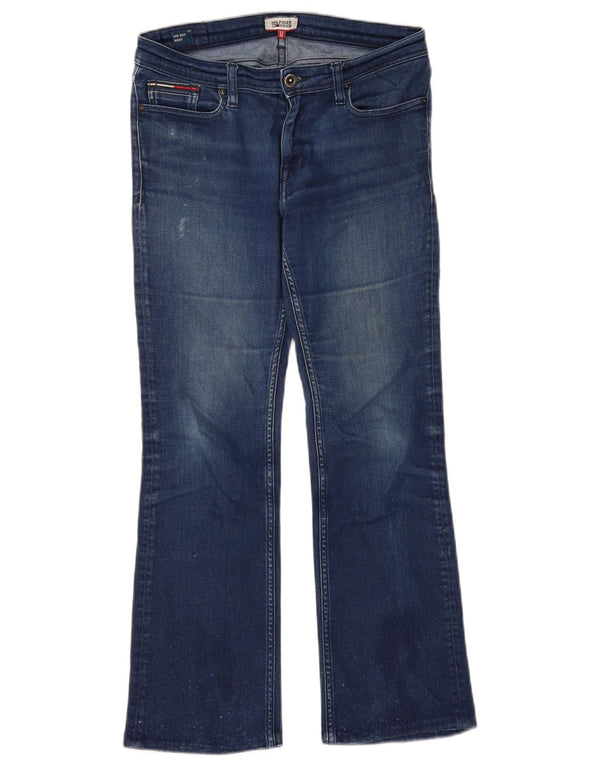 Tommy Hilfiger Damen Mid Rise Bootcut Jeans W27 L27 Blau