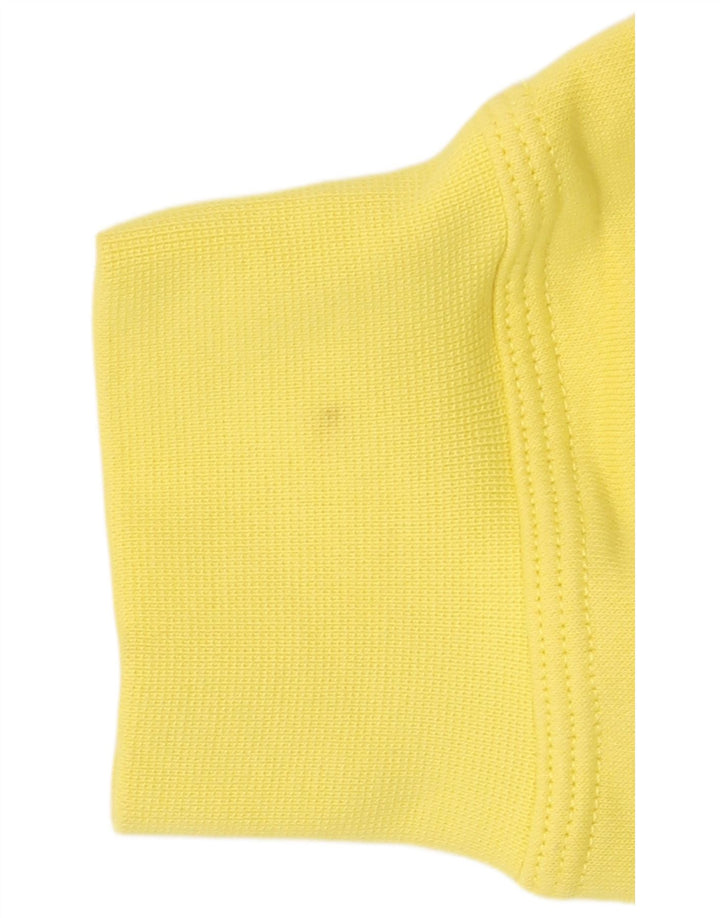 NIKE Mens Sweatshirt Jumper Large Yellow Cotton