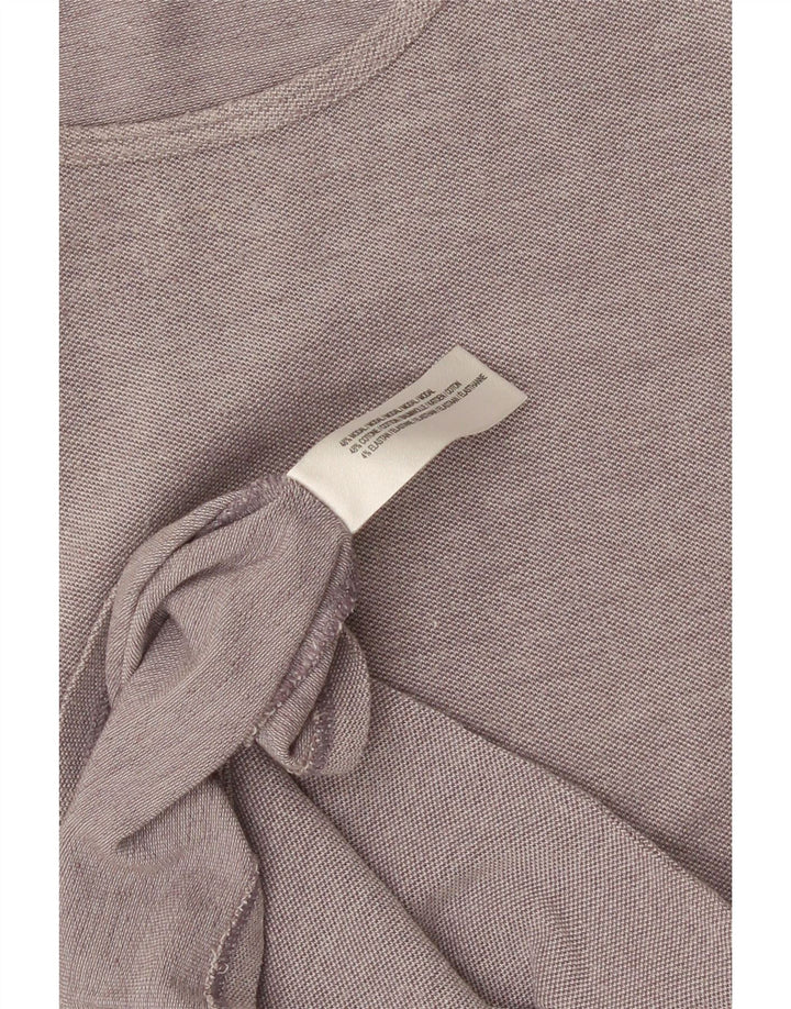 FILA Womens T-Shirt Top UK 14 Large Grey Modal