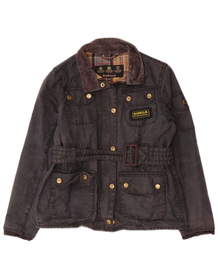 Barbour Girls Utility Jacket 10-11 Years Large Black