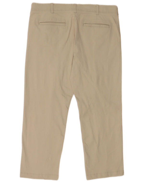 Lee Mens Straight Chino Calças W38 L29 Algodão Verde