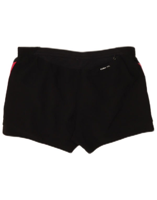 Adidas Womens Climacool Sport Shorts UK 12 Medium Black Polyester