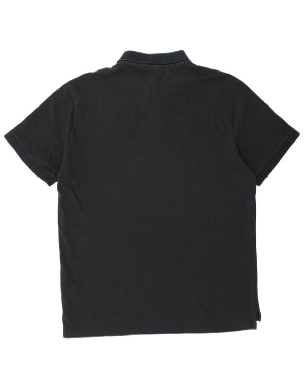 Nike Mens Polo Shirt Large Black Cotton
