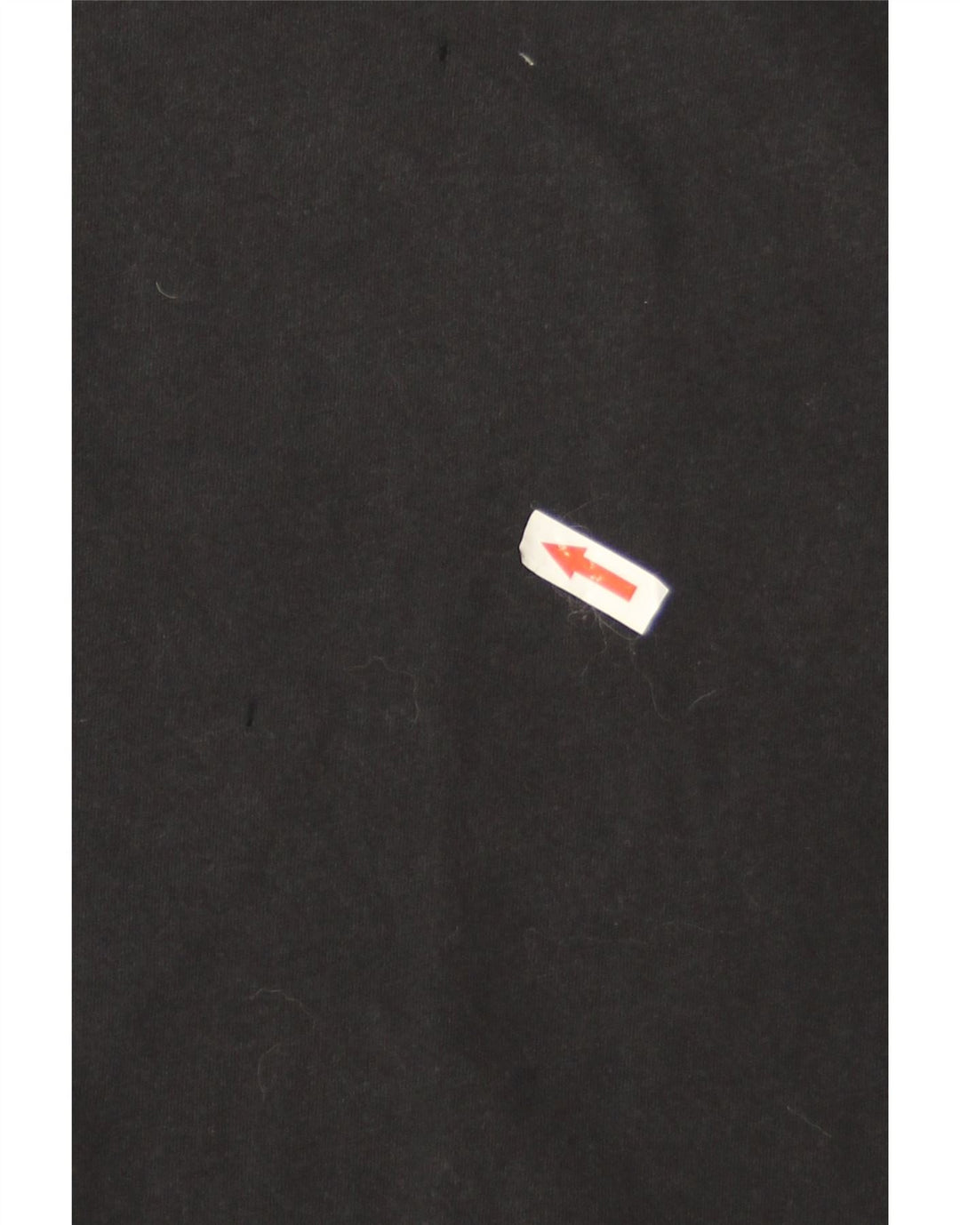 T-shirt grafica Nike Swoosh da uomo in cotone medio nero