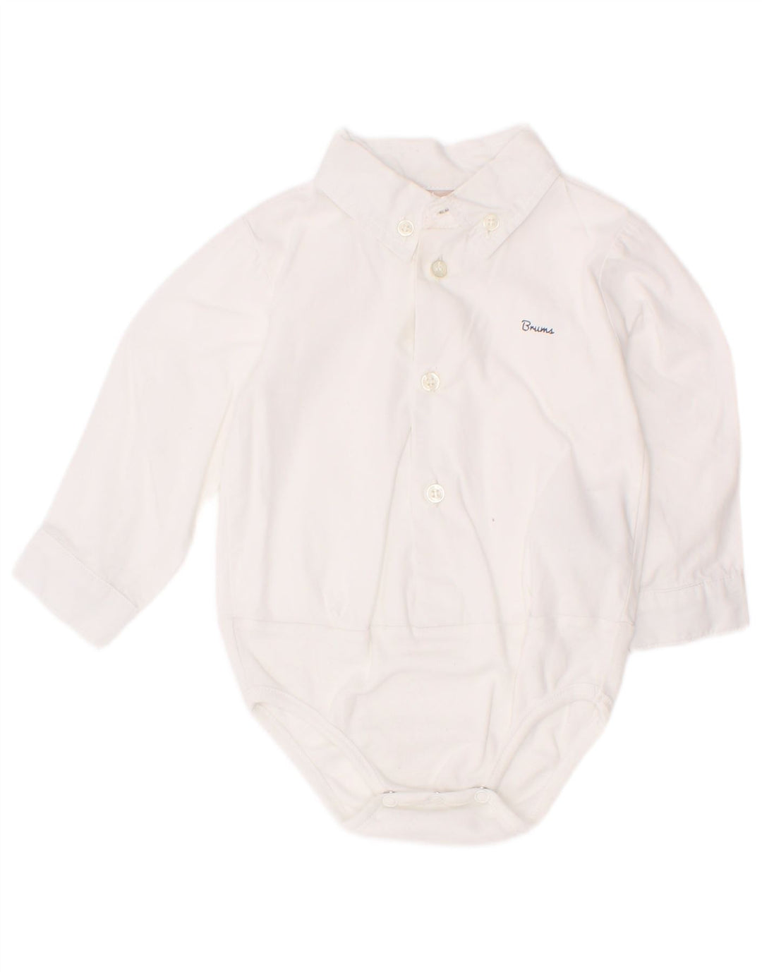 Chemise Brums bébé garçon 6-9 mois coton blanc