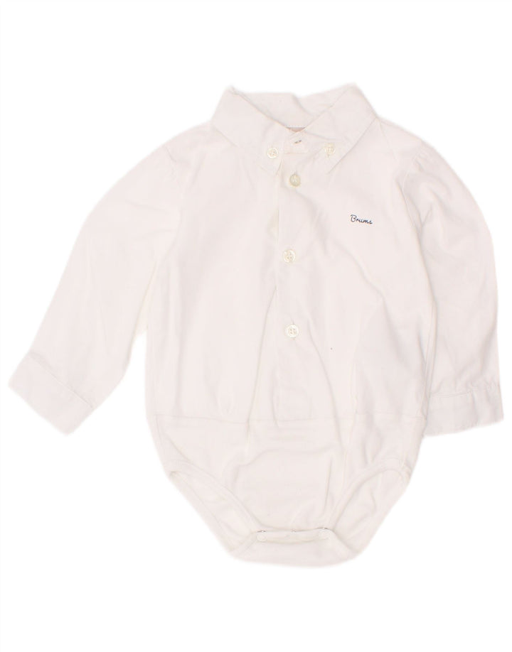 Chemise Brums bébé garçon 6-9 mois coton blanc