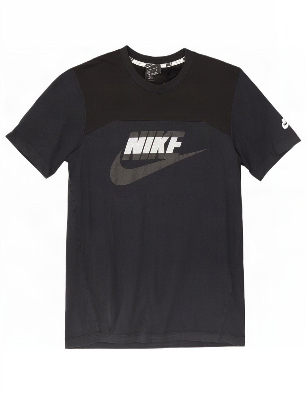 T-shirt grafica da uomo Nike Top Small in cotone nero