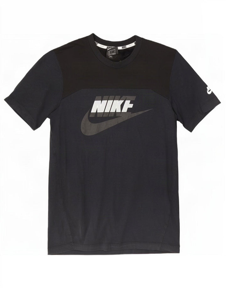 T-shirt grafica da uomo Nike Top Small in cotone nero