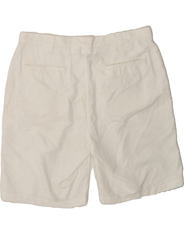 NIKE Mens Chino Shorts W38 XL White Polyester Vintage Nike and Second-Hand Nike from Messina Hembry 