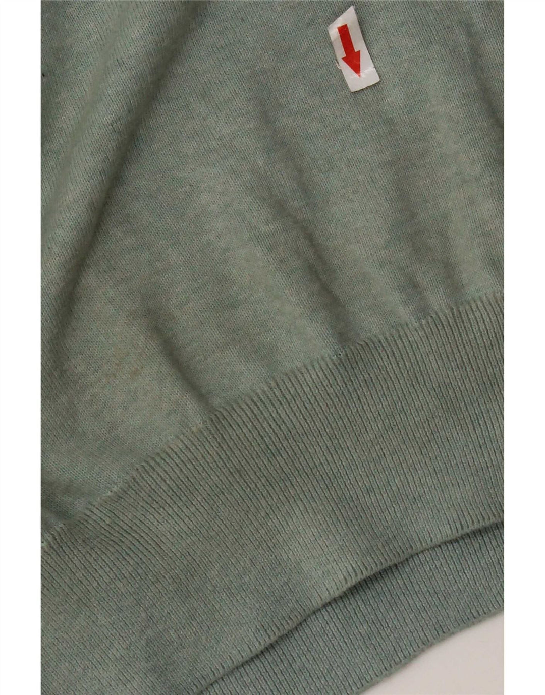 Marks & Spencer Mens Boat Neck Jumper Sweater Medium Green Cotton