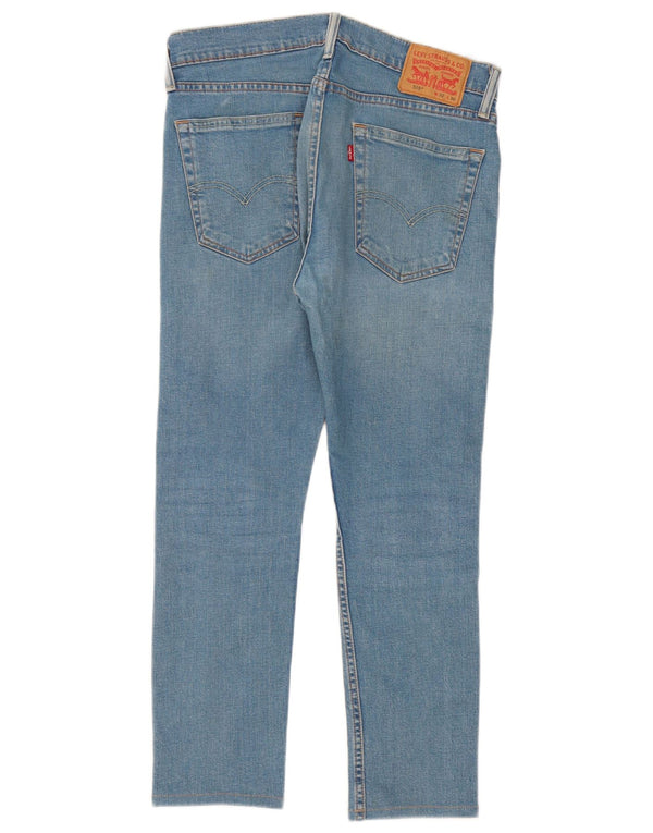 Levi's Herre 519 Skinny Hi-Ball cropped jeans W32 L26 blå bomuld