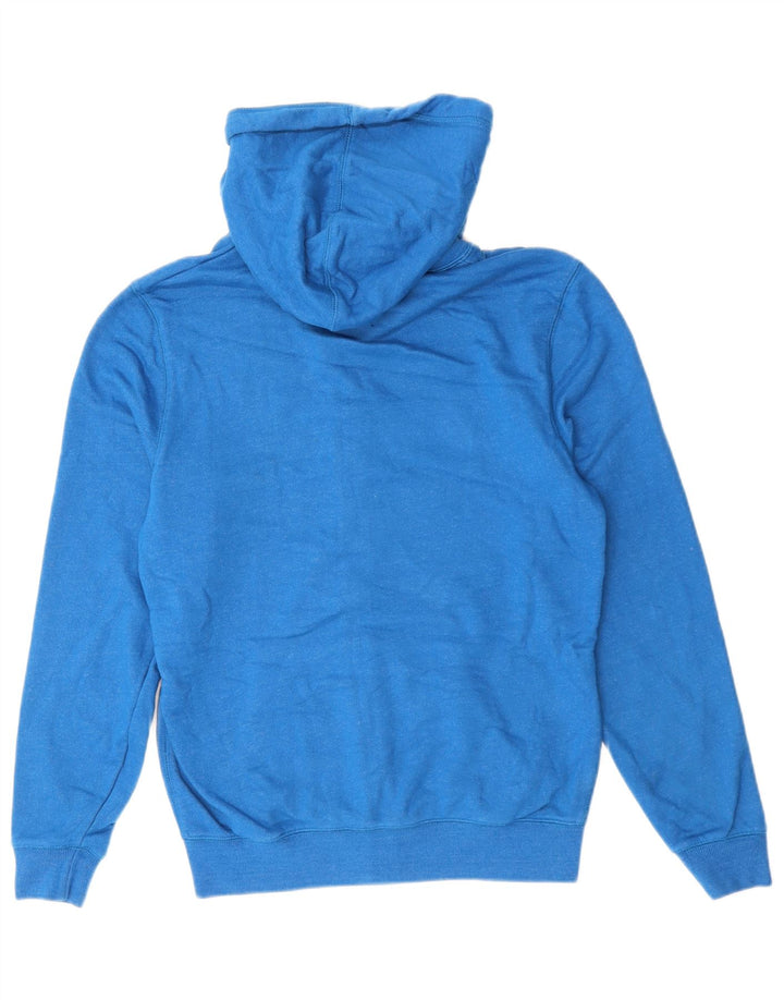 JACK WILLS Mens Salcombe Devon Classic Fit Zip Hoodie Sweater Small Blue