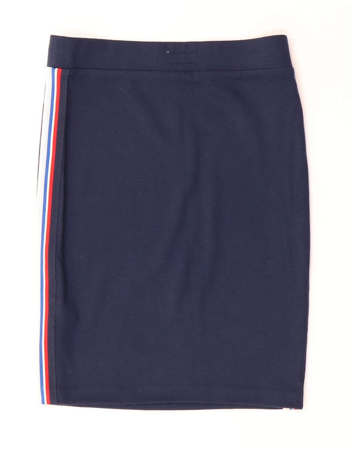 Tommy Hilfiger Blyantnederdel til kvinder Small W26 Navyblå stribet polyester