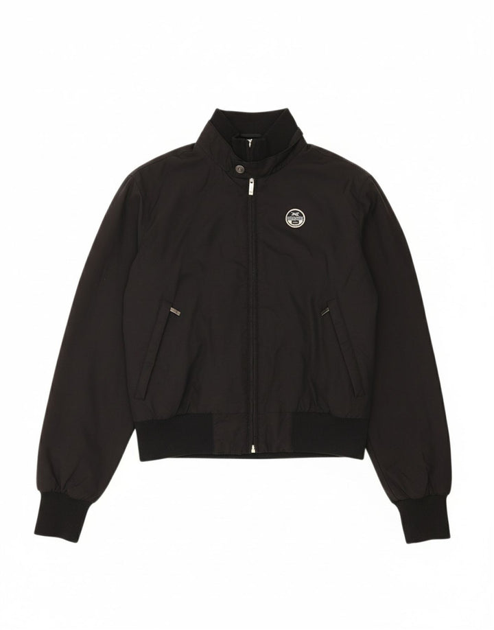 NORTH SAILS Mens Bomber Jacket UK 38 Medium Black Polyamide