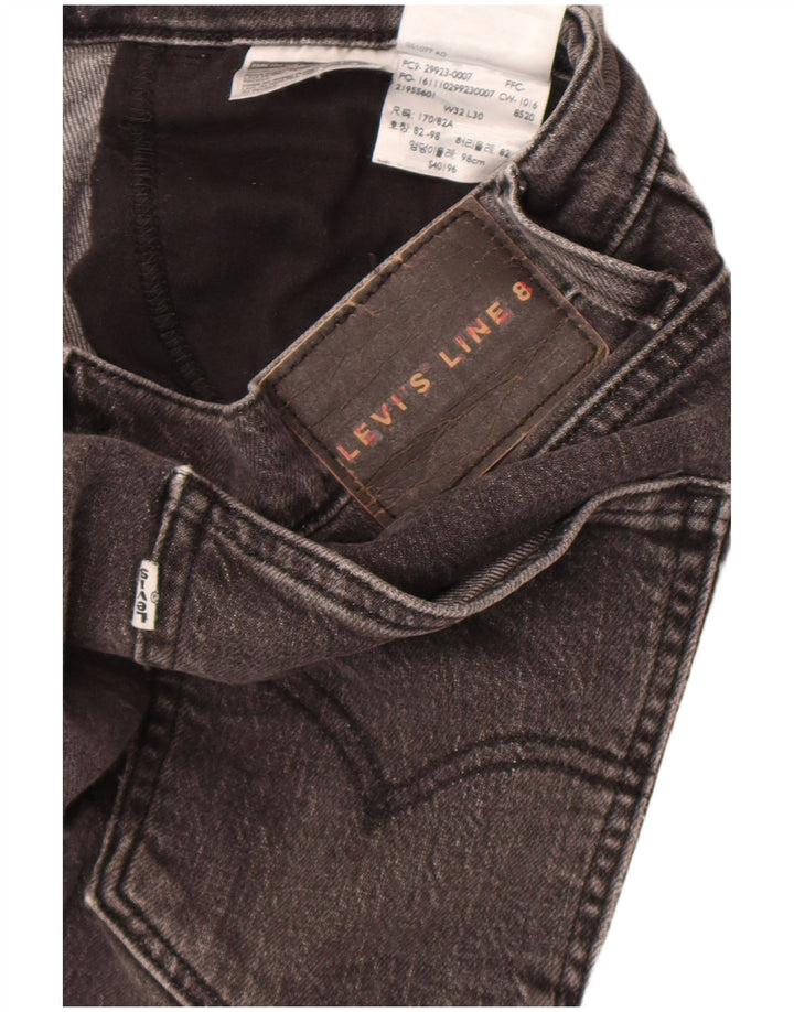 Jeans Levi's Uomo Linea 8 Slim W32 L30 Cotone Grigio