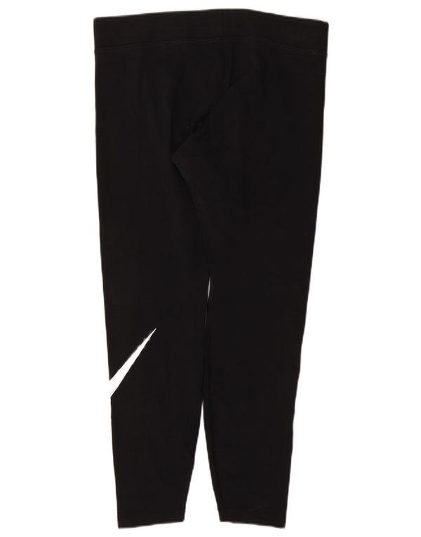 Nike Womens Graphic Leggings UK 6 XS  Black