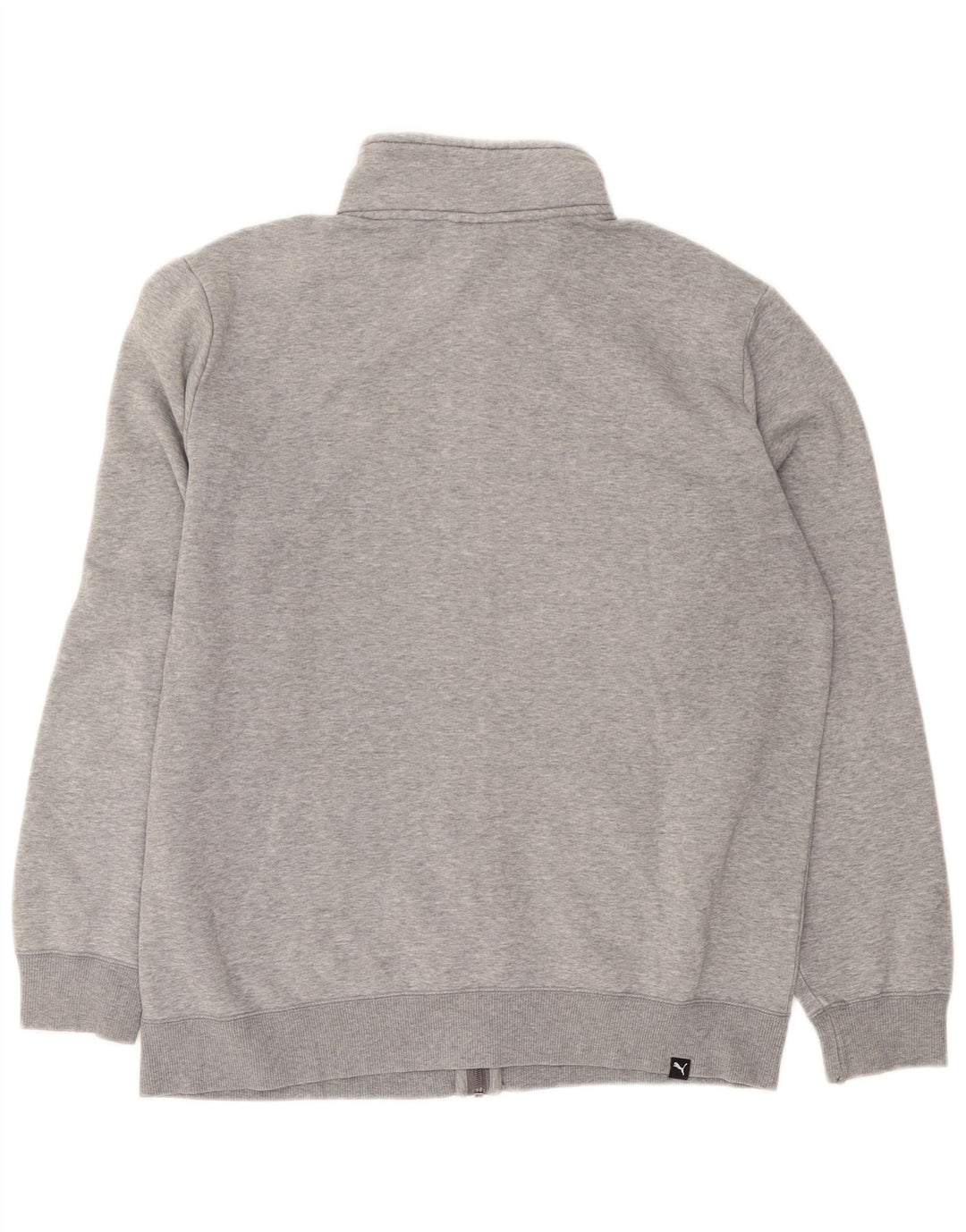 Giacca da tuta da uomo Puma Large in cotone chiazzato grigio