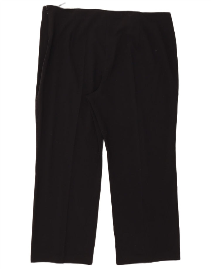 Marks & Spencer Womens Straight Casual Trousers W40 L27 Black