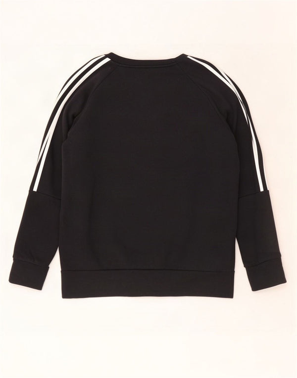 Bluza damska Adidas Jumper UK 16/18 Duża czarna bawełna
