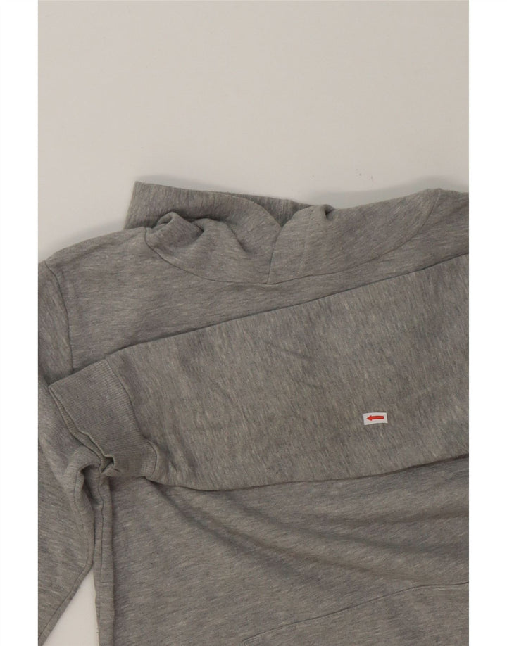 LEVI'S Boys Graphic Hoodie Jumper 13-14 Years XL Grey Cotton Vintage Levi's and Second-Hand Levi's from Messina Hembry 