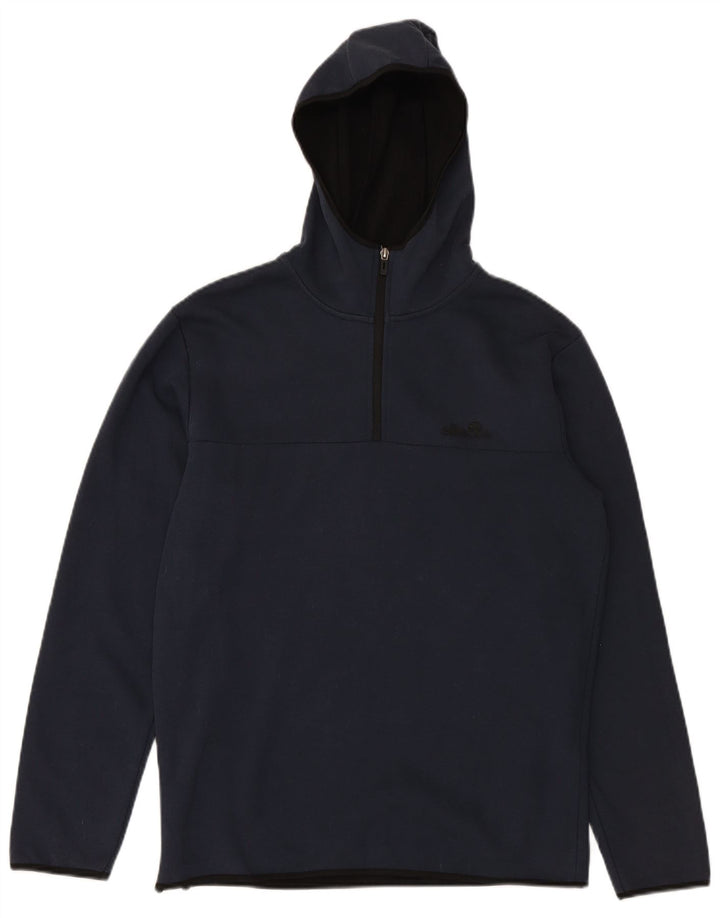 ELLESSE Hættetrøje med lynlås til mænd mellem marineblå polyester
