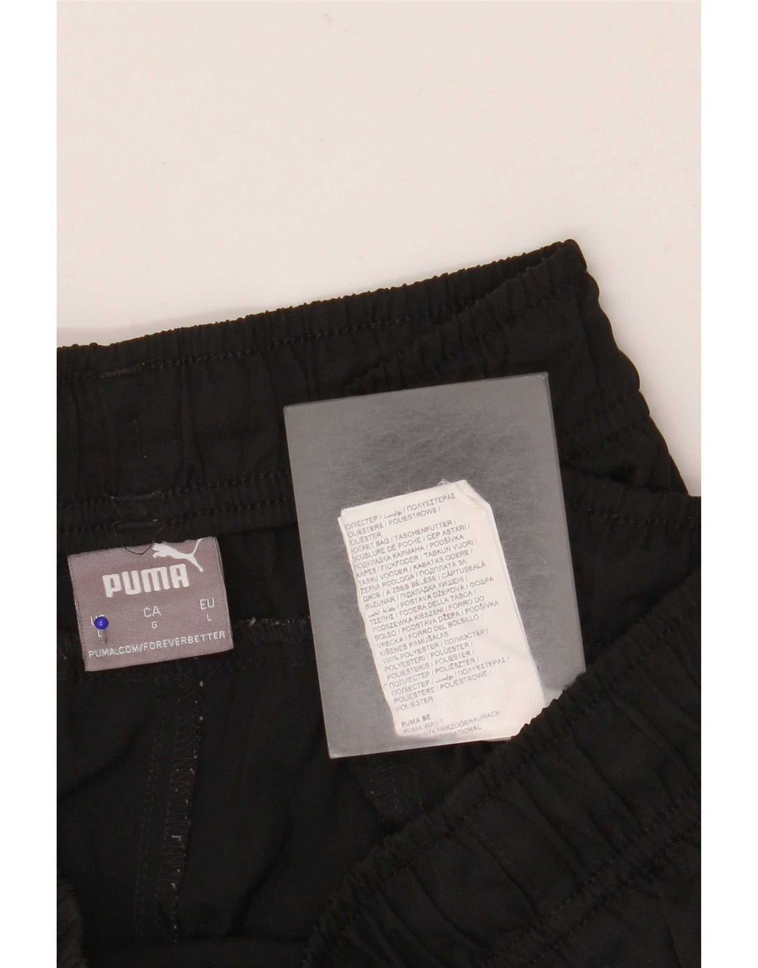 Puma Mens Sport Shorts Large Black Polyester
