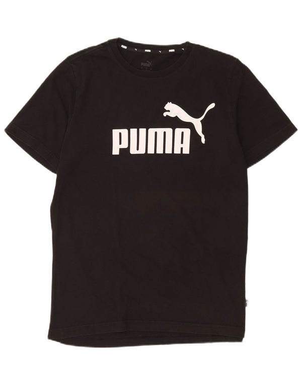 Puma Mens Graphic T-Shirt Top Medium Black