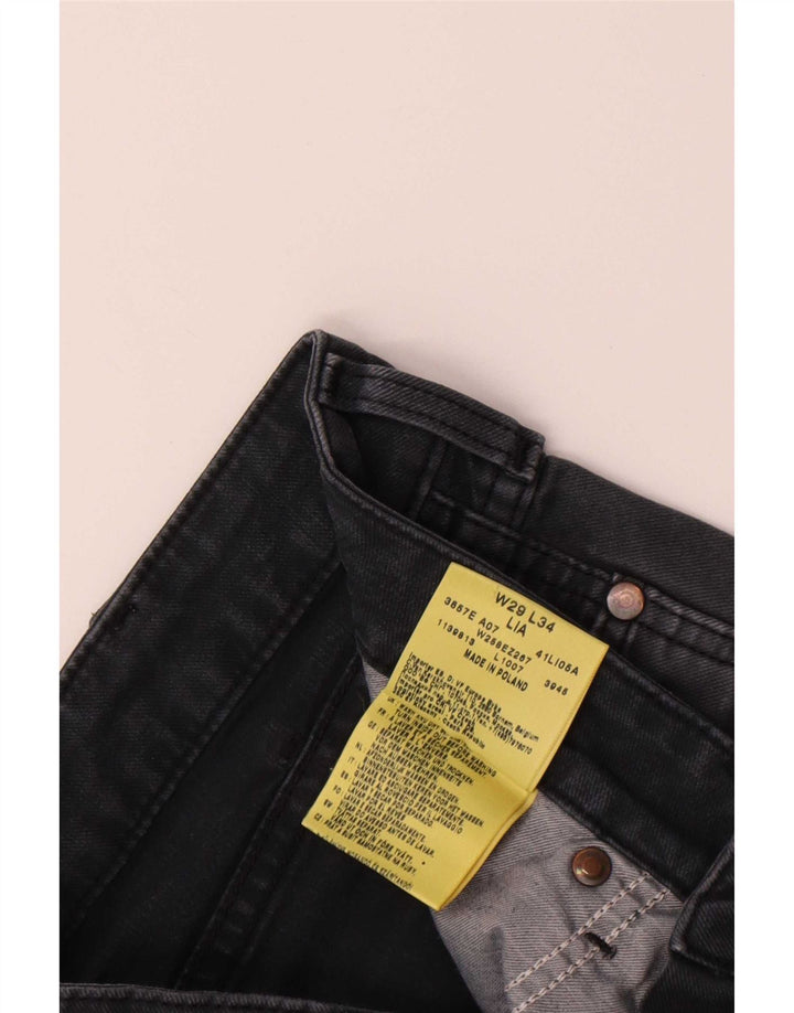 Wrangler Womens Lia Slim Jeans W29 L34 Grey Cotton