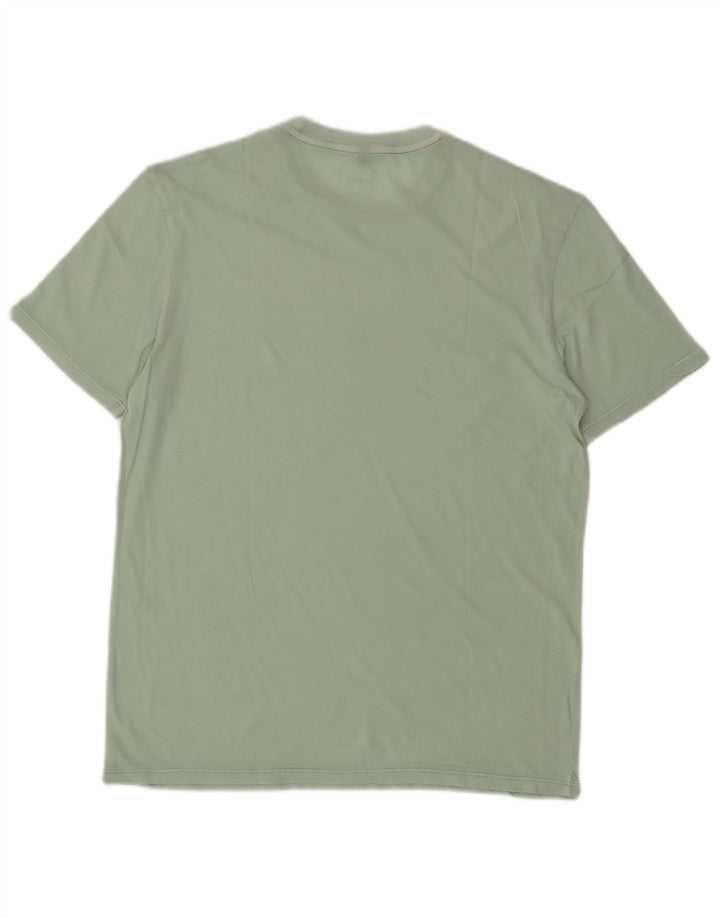ARMANI JEANS Mens T-Shirt Top Small Green Cotton