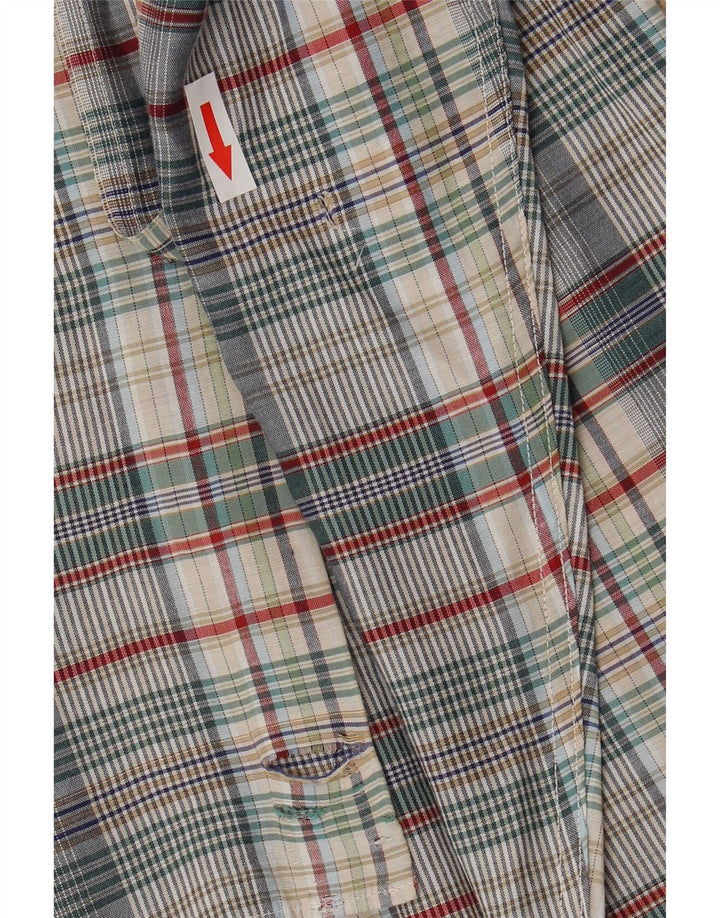 Henry Cottons Herre flannelskjorte str. 41 16 Stor flerfarvet tern