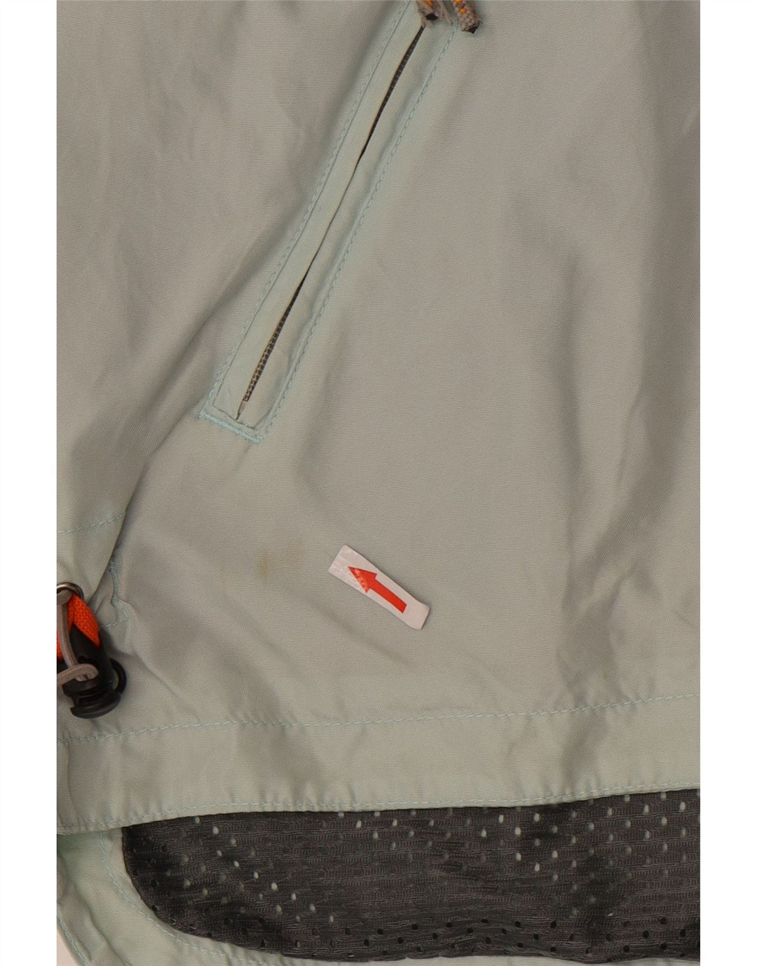 Napapijri Mens Geographic Rain Jacket UK 38 Medium Green Nylon