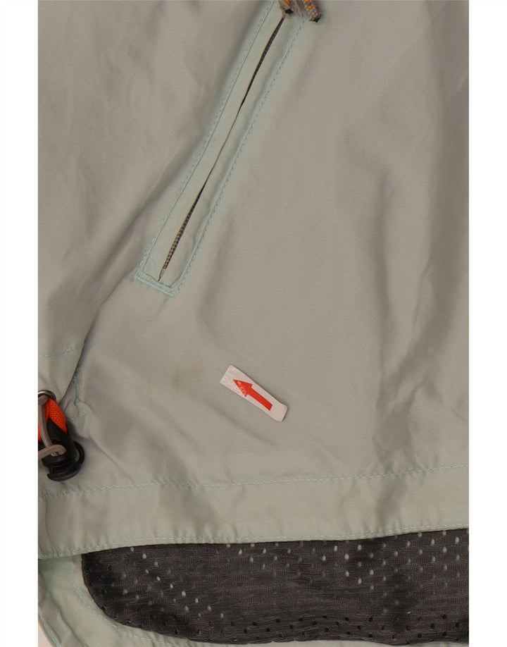 Napapijri Mens Geographic Rain Jacket UK 38 Medium Green Nylon